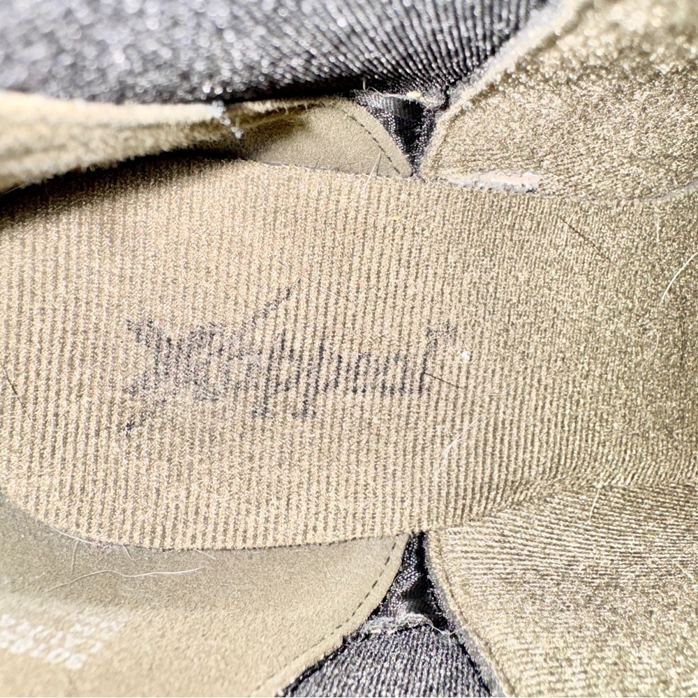 X Appeal Chunky Lug Sole Chelsea Ankle Boots Olive Green Size 8 Utility Army - Picture 4 of 11